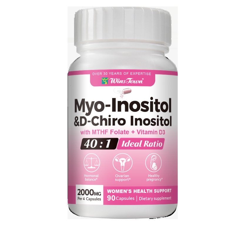 Supplement Women Myo-Inositol D-Chiro Inositol Vegan