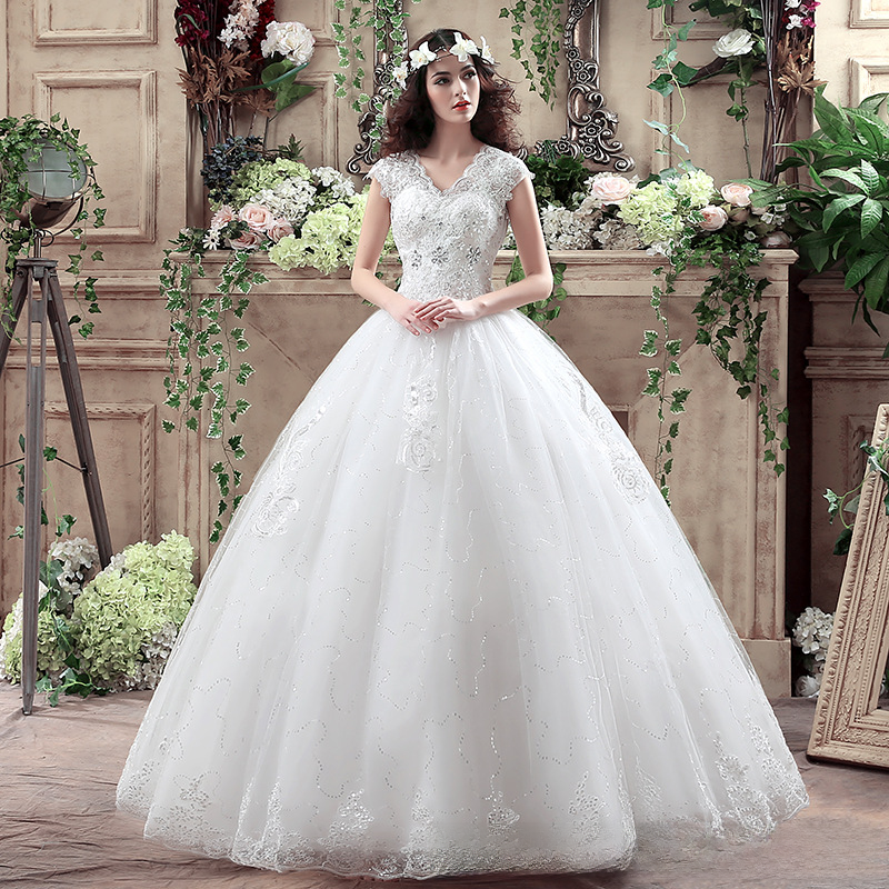 One-shoulder French wedding dress bride 2025 new main yarn high-quality texture small luxury going out yarn floor-length women