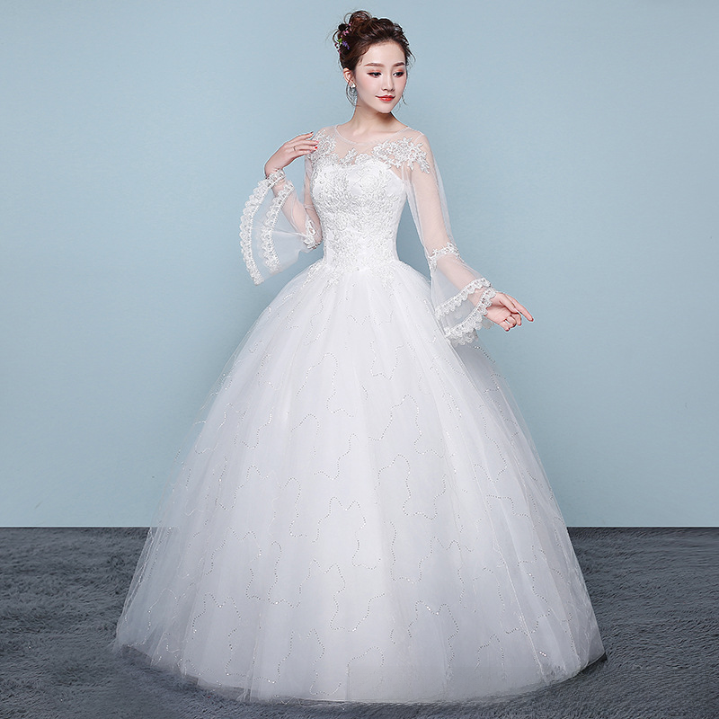 Lace Wedding Dress Lace Wedding Dress One Shoulder Wedding Dress Sleeves Slim Wedding Dress Simple Slimming Plus Size Wedding Dress