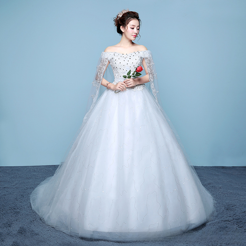 Lace Wedding Dress Lace Wedding Dress One Shoulder Wedding Dress Sleeves Slim Wedding Dress Simple Slimming Plus Size Wedding Dress