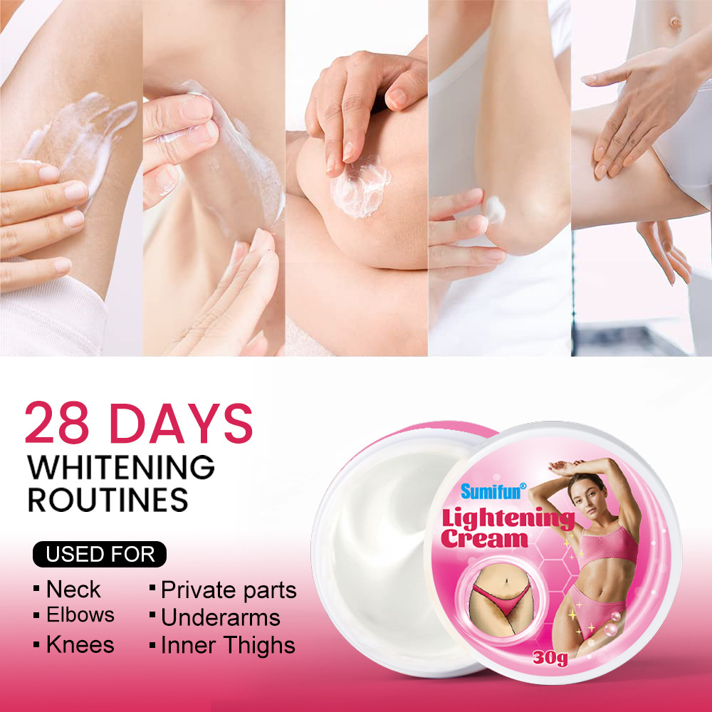 sumifun skin darkening brightening cream melatonin body milk pigmentation private parts whitening