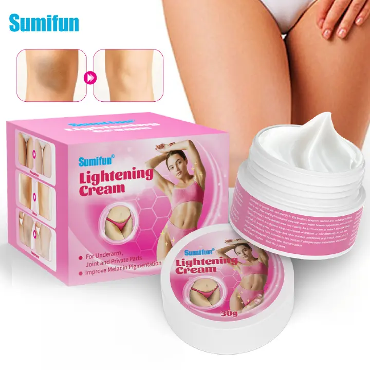 sumifun skin darkening brightening cream melatonin body milk pigmentation private parts whitening