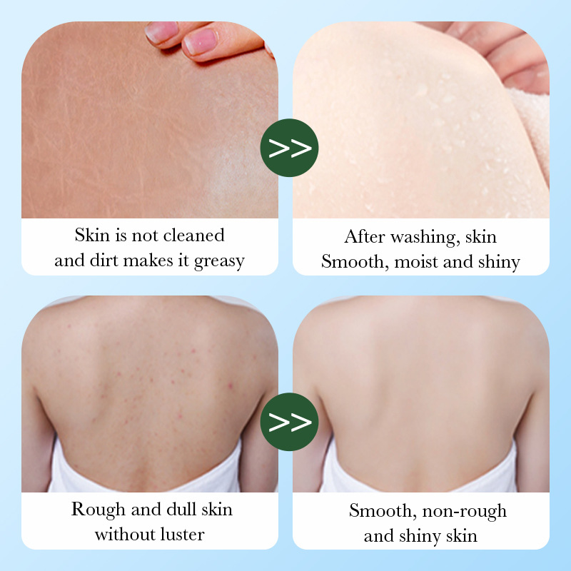 SADOER Avocado Shower Gel Cleansing Gentle Exfoliating Body Wash