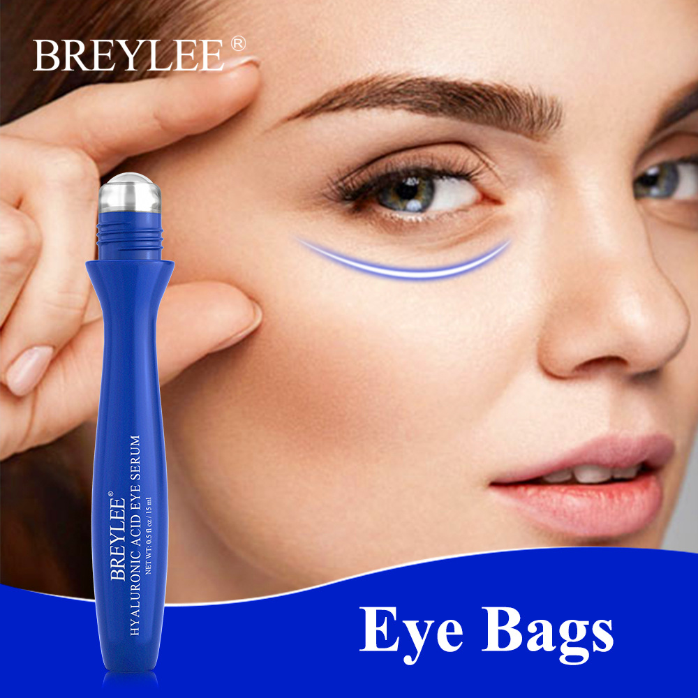 Hyaluronic acid eye roll-on essence removes eye bags, visual fatigue, hydrates, tightens eye lines, lightens wrinkles, and moisturizes