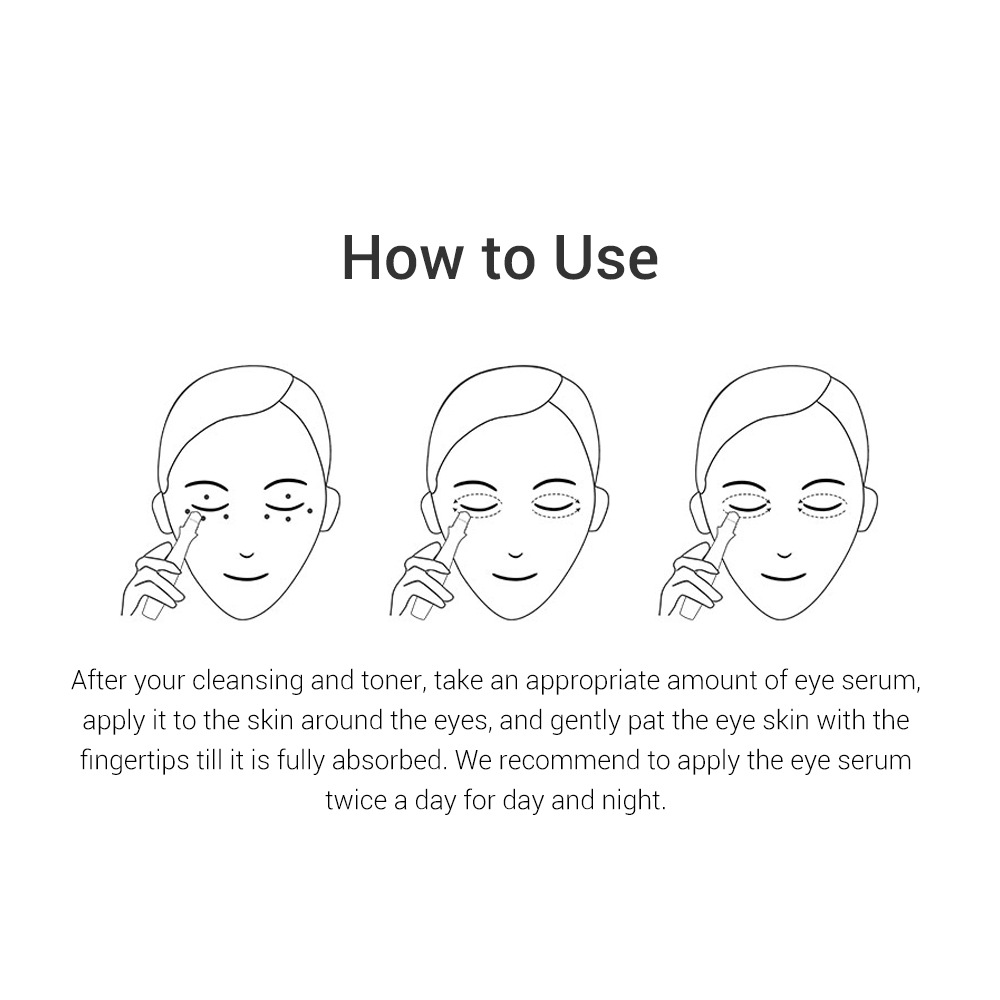 Hyaluronic acid eye roll-on essence removes eye bags, visual fatigue, hydrates, tightens eye lines, lightens wrinkles, and moisturizes