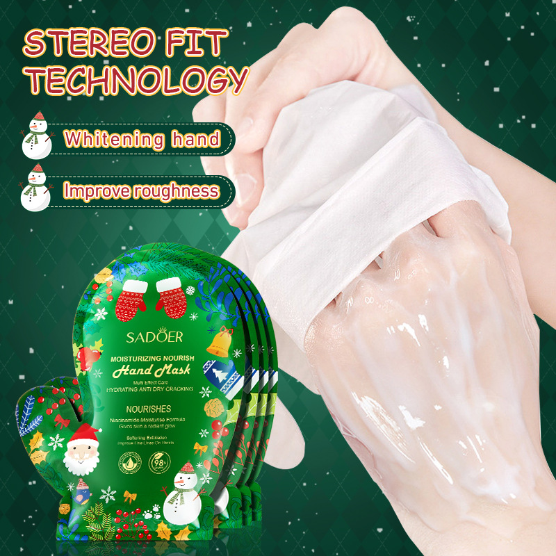 Full English SADOER Christmas Niacinamide Nourishing, Tender, Exfoliating Foot Mask, Care Foot Mask