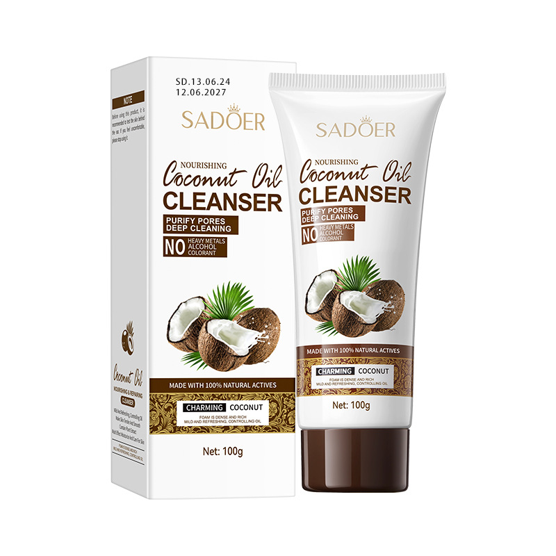 Full English SADOER Coconut Oil Shampoo, Hair Mask, Shower Gel, Moisturizing Cream, Skin Care Products, Washing and Care Set