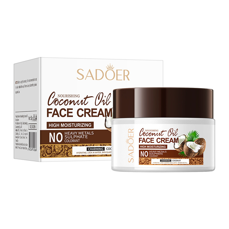 Full English SADOER Coconut Oil Shampoo, Hair Mask, Shower Gel, Moisturizing Cream, Skin Care Products, Washing and Care Set