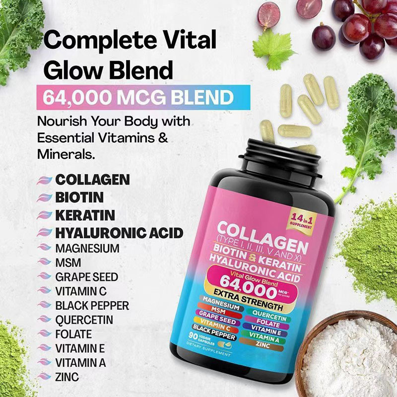 Collagen Capsules, 60 Count      Collagen Capsules, 60 Count     Collagen Capsules, 60 Count