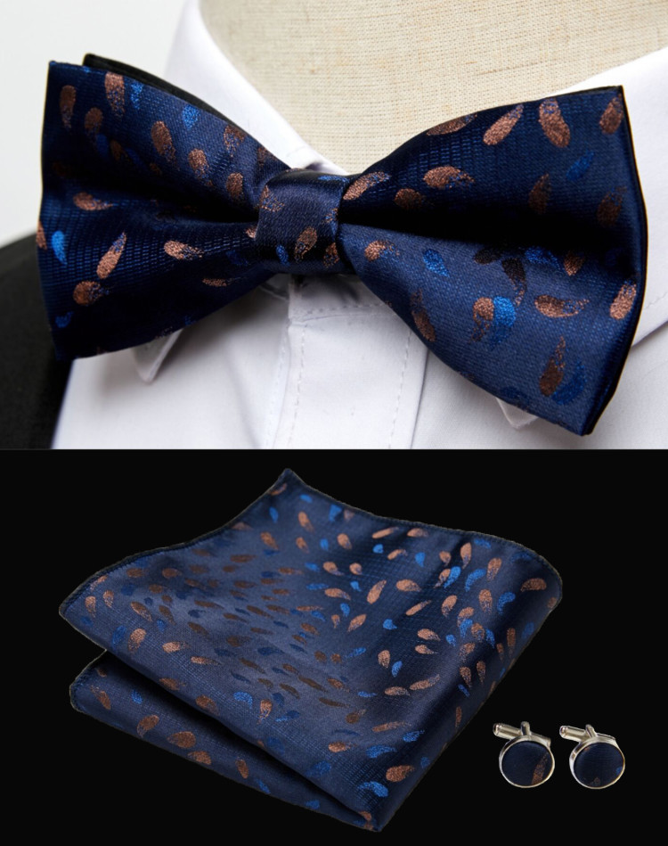 Men's bow tie, groom, best man, emcee, formal suit, Korean style trendy bow tie suit