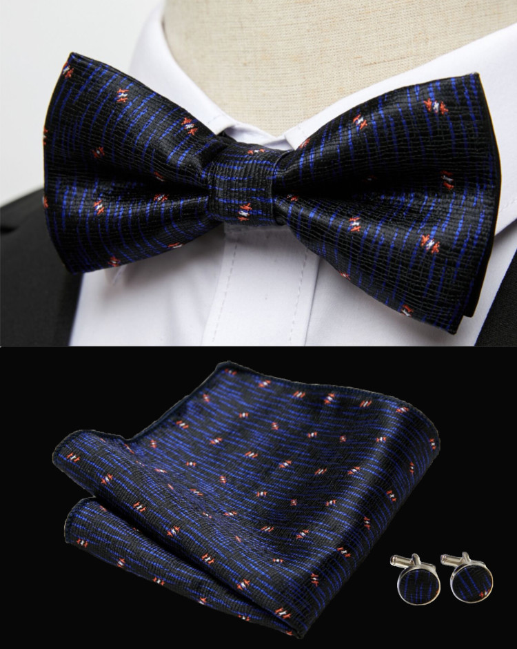 Men's bow tie, groom, best man, emcee, formal suit, Korean style trendy bow tie suit
