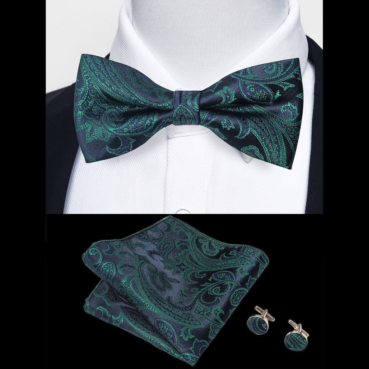 New men's bow tie, groom, emcee, formal suit, Korean style  trendy  bow  tie suit