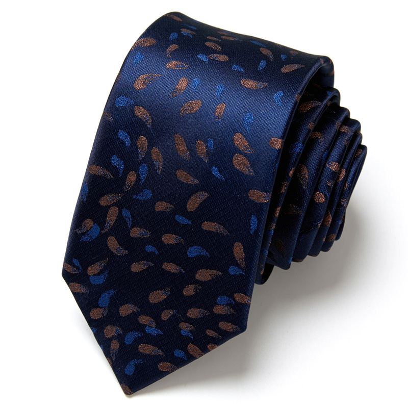 Hot selling men's business tie hand tied professional formal interview tie men's polyester silk