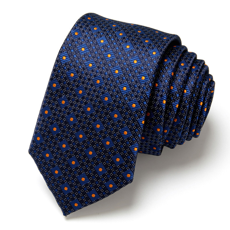 Hot selling men's business tie hand tied professional formal interview tie men's polyester silk