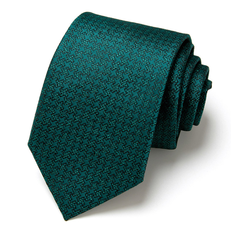 Hot selling men's business tie hand tied professional formal interview tie men's polyester silk