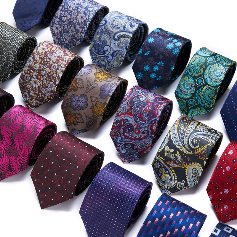 Hot selling men's business tie hand tied professional formal interview tie men's polyester silk