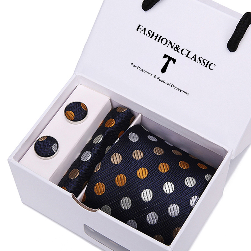 Men's tie gift box 5-piece set group tie business formal wedding tie   Men's tie gift box 5-piece set group tie business formal wedding tie