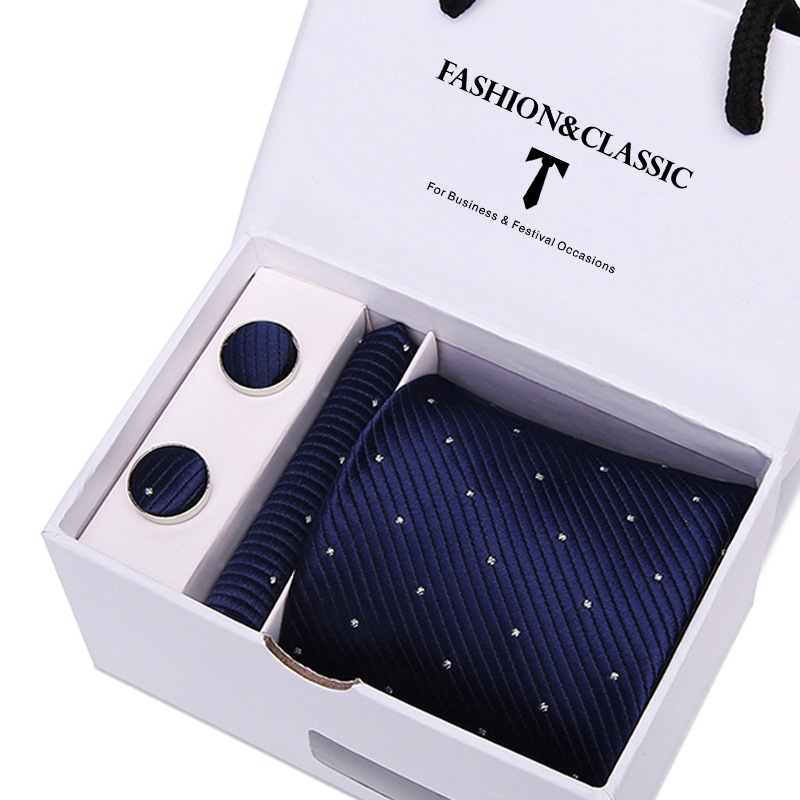 Men's tie gift box 5-piece set group tie business formal wedding tie   Men's tie gift box 5-piece set group tie business formal wedding tie
