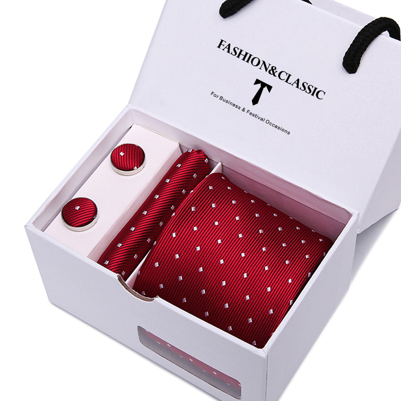 Men's tie gift box 5-piece set group tie business formal wedding tie   Men's tie gift box 5-piece set group tie business formal wedding tie