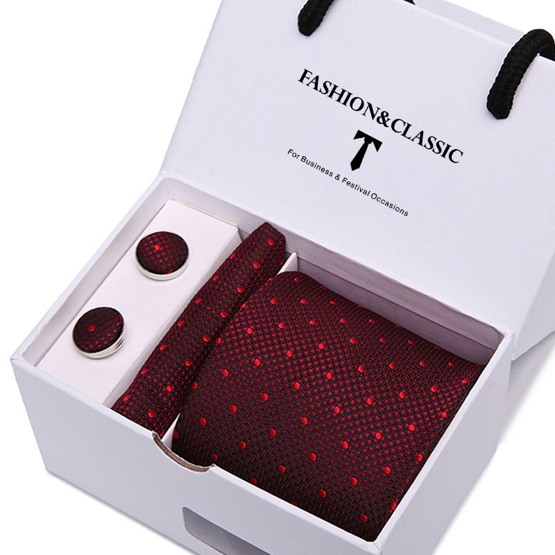 Men's tie gift box 5-piece set group tie business formal wedding tie   Men's tie gift box 5-piece set group tie business formal wedding tie