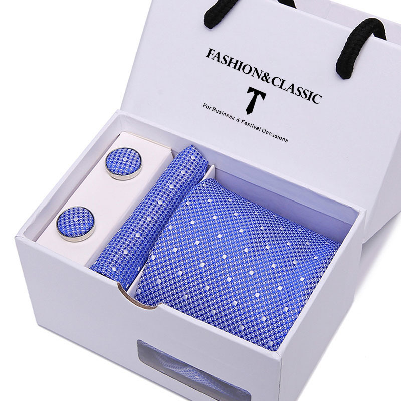 Men's tie gift box 5-piece set group tie business formal wedding tie   Men's tie gift box 5-piece set group tie business formal wedding tie