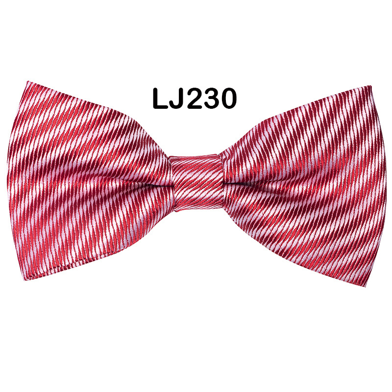 Bow tie men's formal wedding Korean style trendy double-layered groom's wedding men's and women's solid color bow tie bow