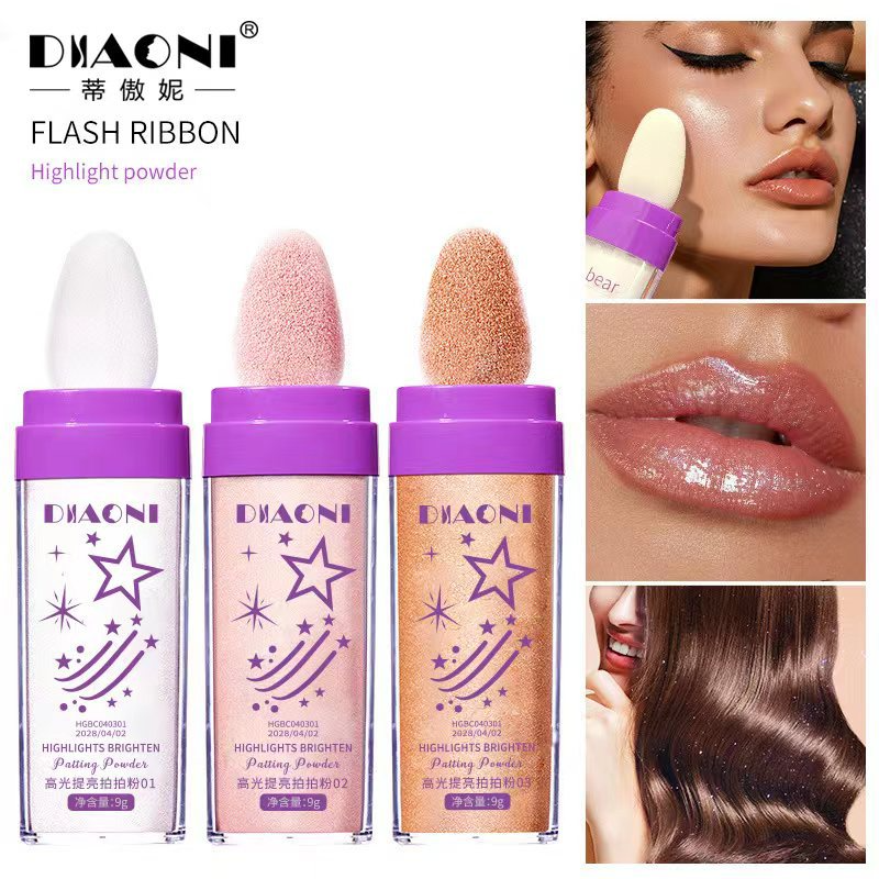 Tioni Fairy Highlighting Powder Full Body Highlighting Brightening Natural Three-Dimensional Contouring Blush