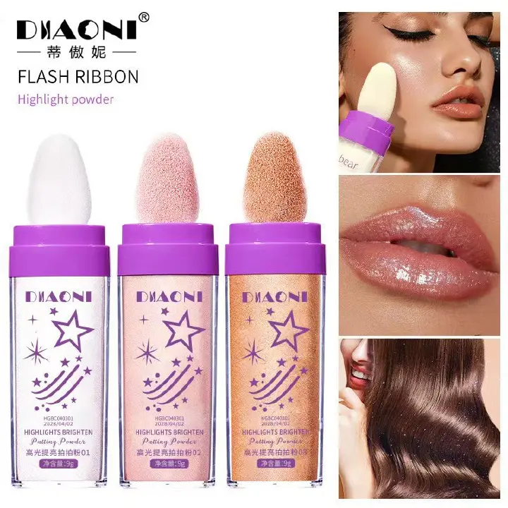 Tioni Fairy Highlighting Powder Full Body Highlighting Brightening Natural Three-Dimensional Contouring Blush