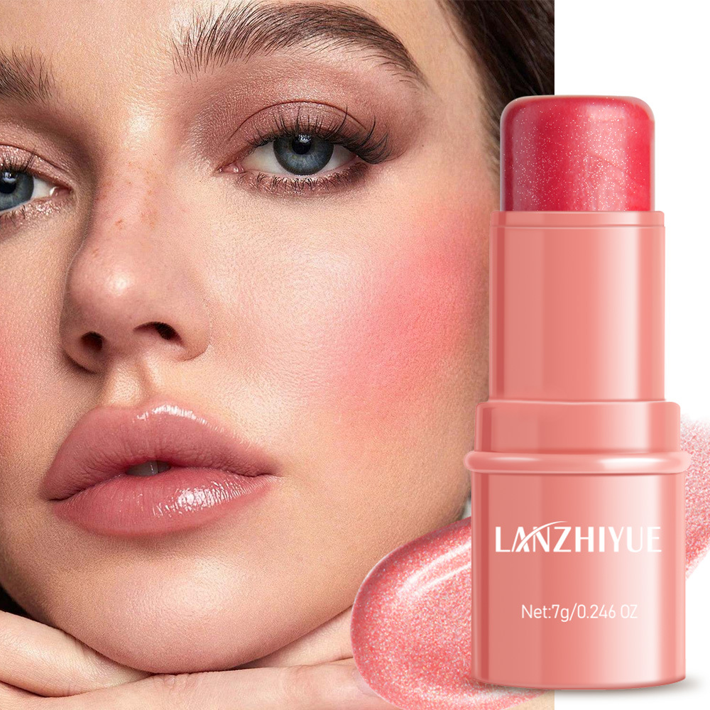 Hot-selling contouring stick set, high-gloss contouring stick, contour shadow pen, three-dimensional brightening silkworm facial blush