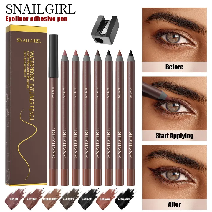 Snailgirl eyeliner gel pen waterproof inner eyeliner gel pen eyeliner paste pen waterproof eyeshadow pen eyeliner pen
