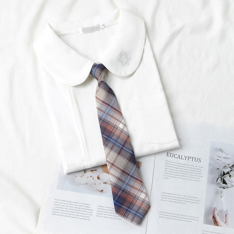 jk tie female Japanese uniform student college style school uniform dk tie men plaid shirt accessories small things bow tie female
