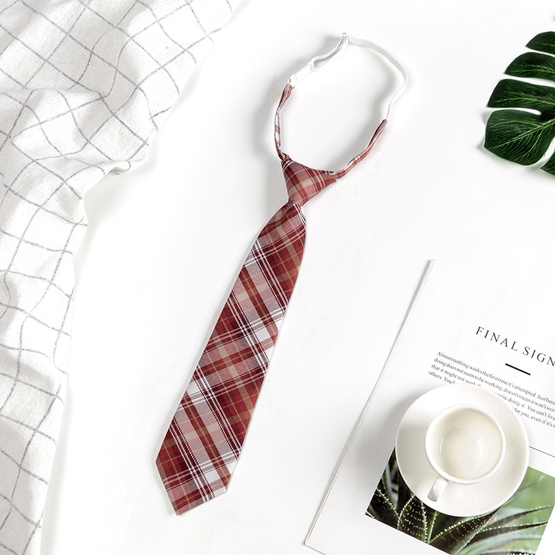 jk tie female Japanese uniform student college style school uniform dk tie men plaid shirt accessories small things bow tie female