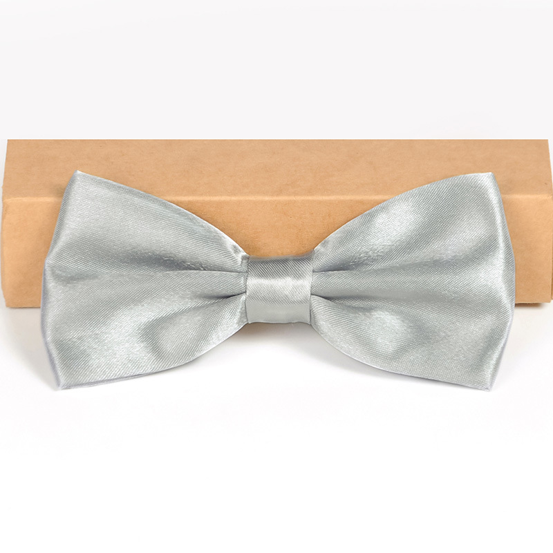 Men's groomsmen and groom's color bow tie men's wedding wedding British formal shirt bow tie red black bow tie