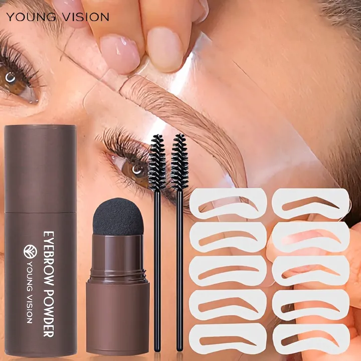 YOUNG VISION lazy eyebrow powder, hairline powder, face contouring shadow powder, seal eyebrow powder, eyebrow pencil