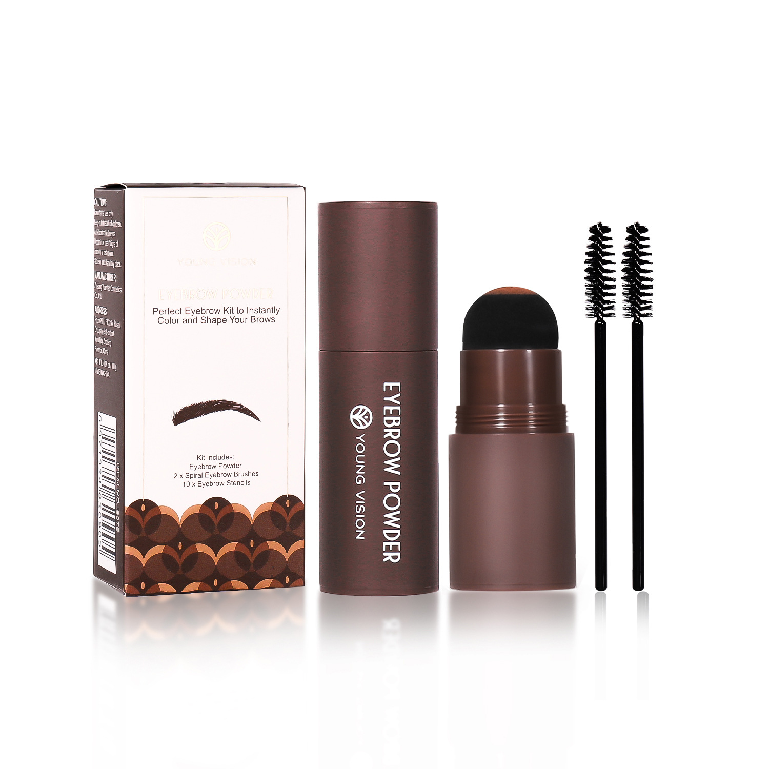 YOUNG VISION lazy eyebrow powder, hairline powder, face contouring shadow powder, seal eyebrow powder, eyebrow pencil