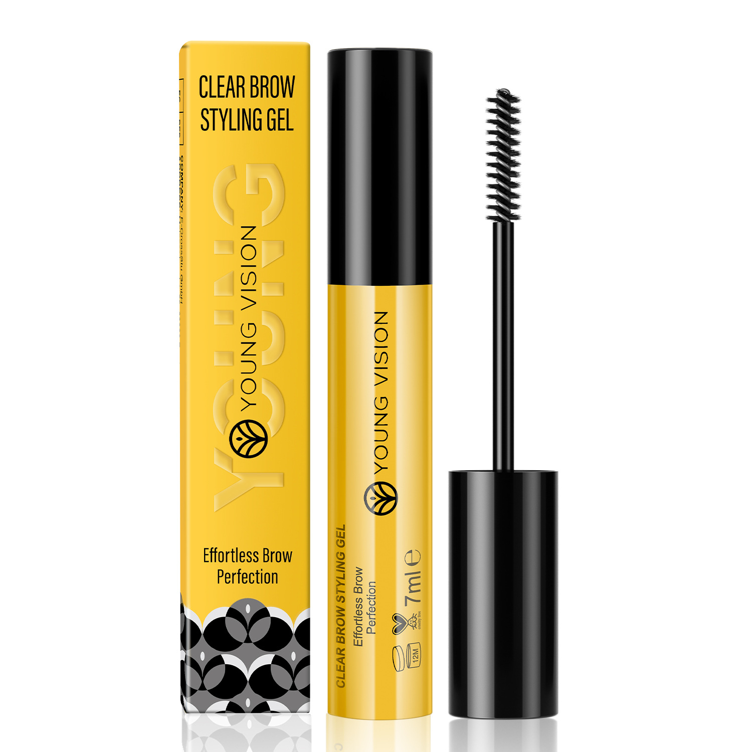 YOUNG VISION Shaping Eyebrow Gel Transparent Natural Three-dimensional Eyebrow Gel Large Brush Head