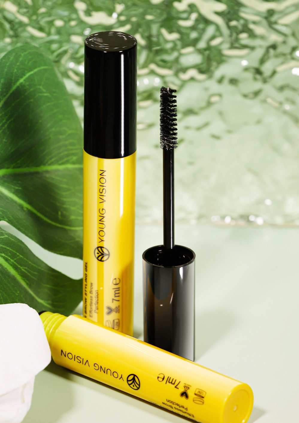 YOUNG VISION Shaping Eyebrow Gel Transparent Natural Three-dimensional Eyebrow Gel Large Brush Head