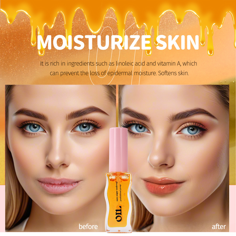 SAM SUGAR Fruit Honey Essence Lip Oil Lip Gloss Transparent Pearlescent Lip Glaze