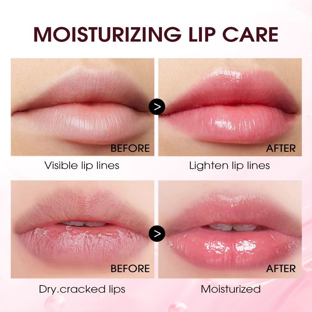 langmannni aloe vera lip gloss warm color changing lip glaze lip  balm lip  balm view 3