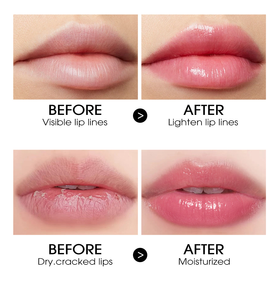 langmannni aloe vera lip gloss warm color changing lip glaze lip  balm lip  balm view 6