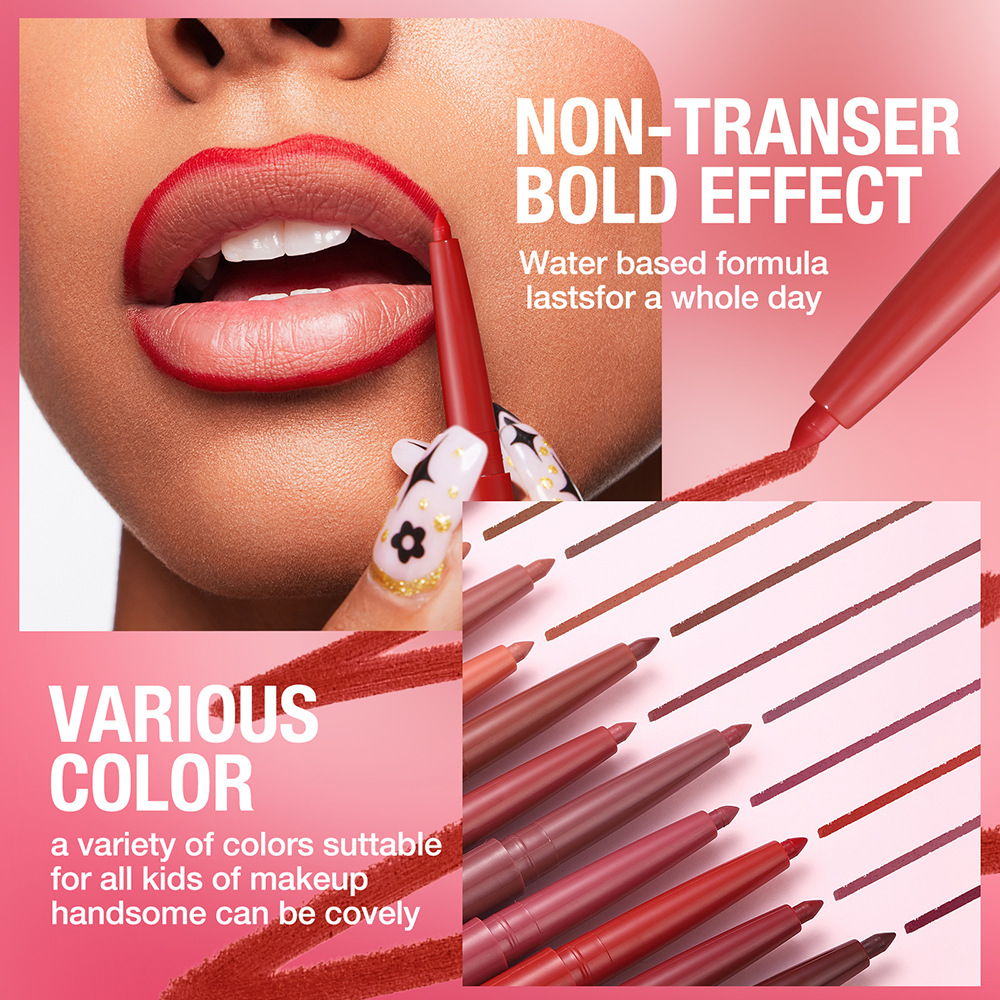 LANGMANNI twelve colors matte lip liner   LANGMANNI twelve colors matte lip liner view 2