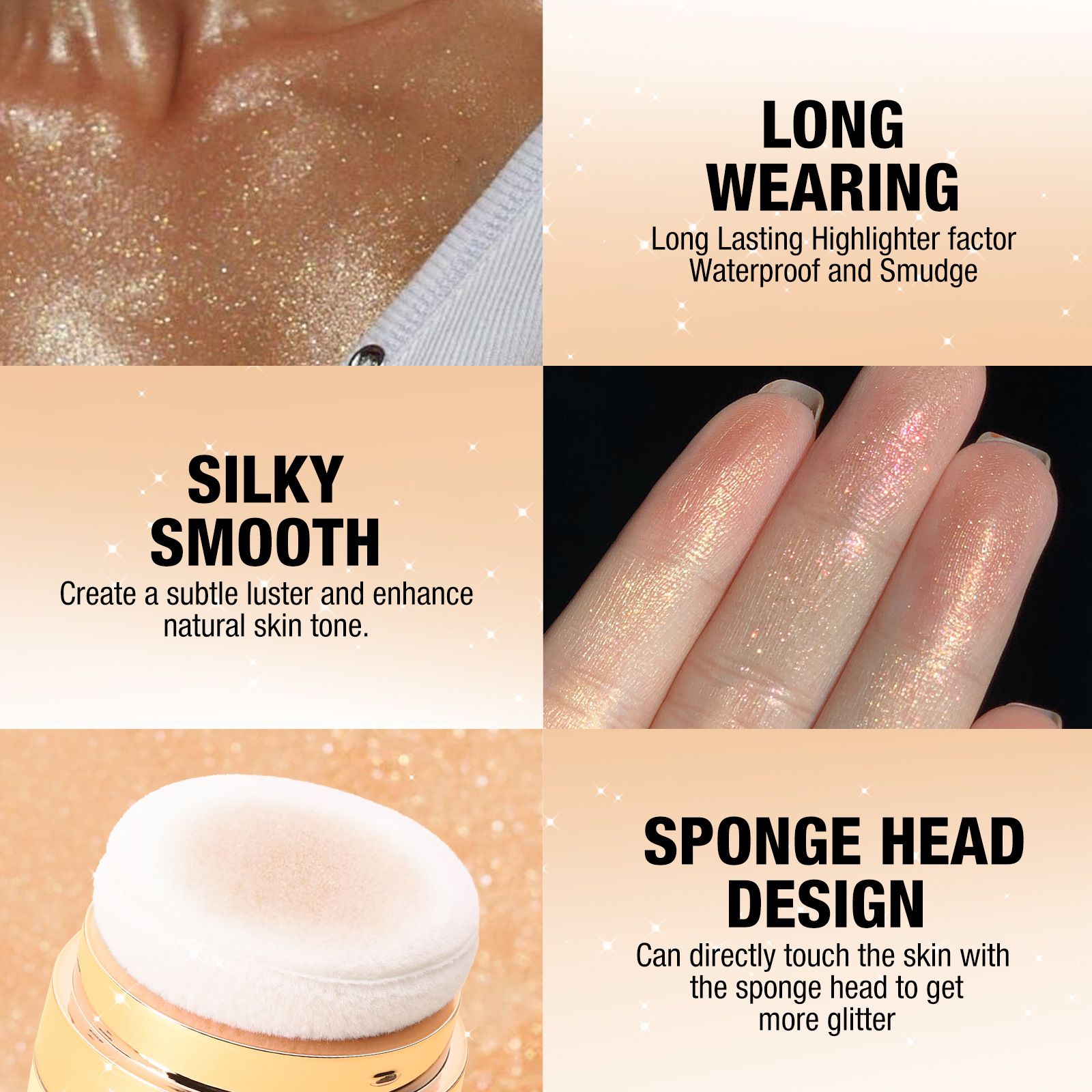 LANGMANNI Highlight Loose Powder, Face and Body Blush Contouring Powder  Contouring Powder