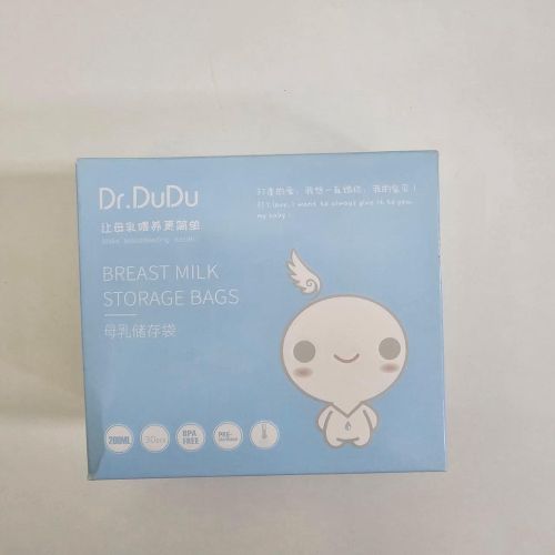 Dr. DuDu Breast Milk Storage Bags – 30 PCS Leak-Proof Freezer Safe Bags