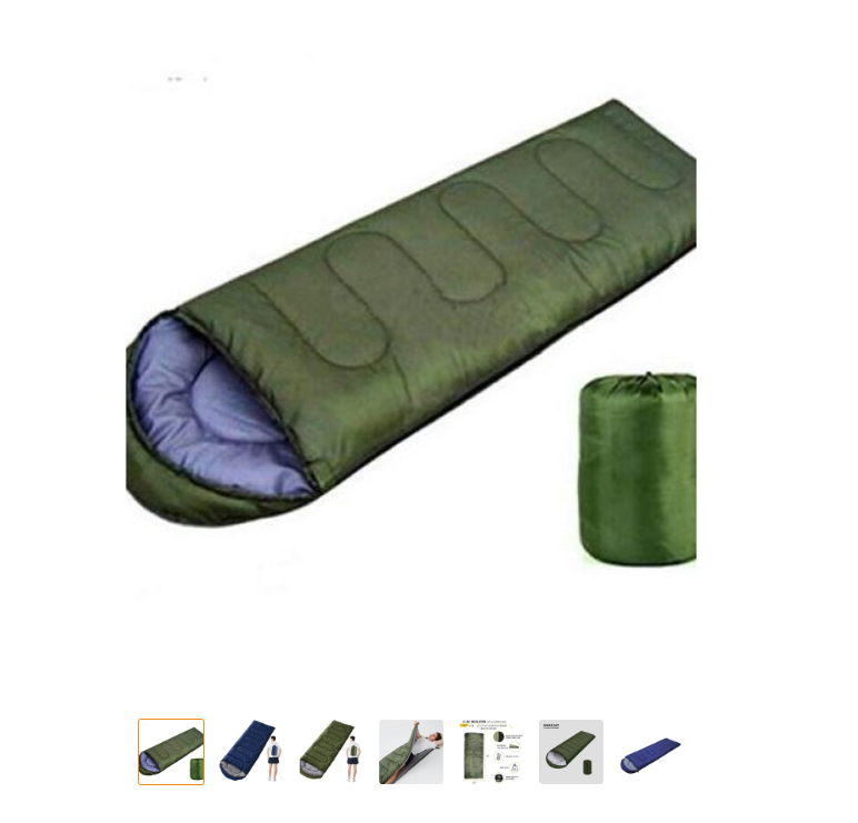 Share this product



Sleeping Bag, All Seasons, Warm or Cold Weather. Lightweight, Portable, Waterproof Sleeping Bag with Compression Sack for Adults & Kids - Indoor & Outdoor: Camping, Backpacking,