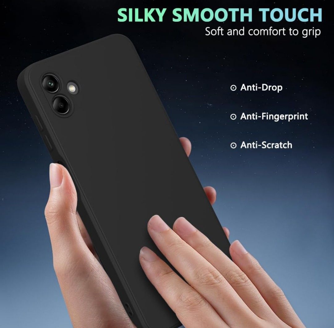Samsung Galaxy A07 4G Black  Soft silicone phone Case/Cover