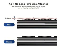 Tecno Camon 40/ 40 Pro ,Camon 50/50 Pro/50 Ultra (Black,Silver,Gold) Metal Ring Camera Lens Protector