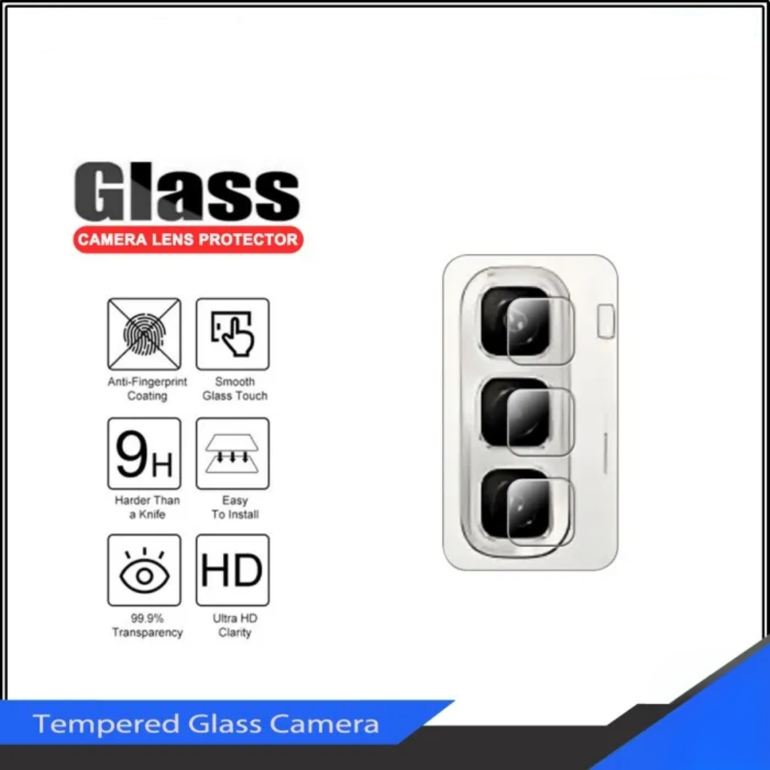 Infinix Hot 50 Pro/Hot 50 Pro Plus 3-Piece Metal Ring Camera Lens Protector