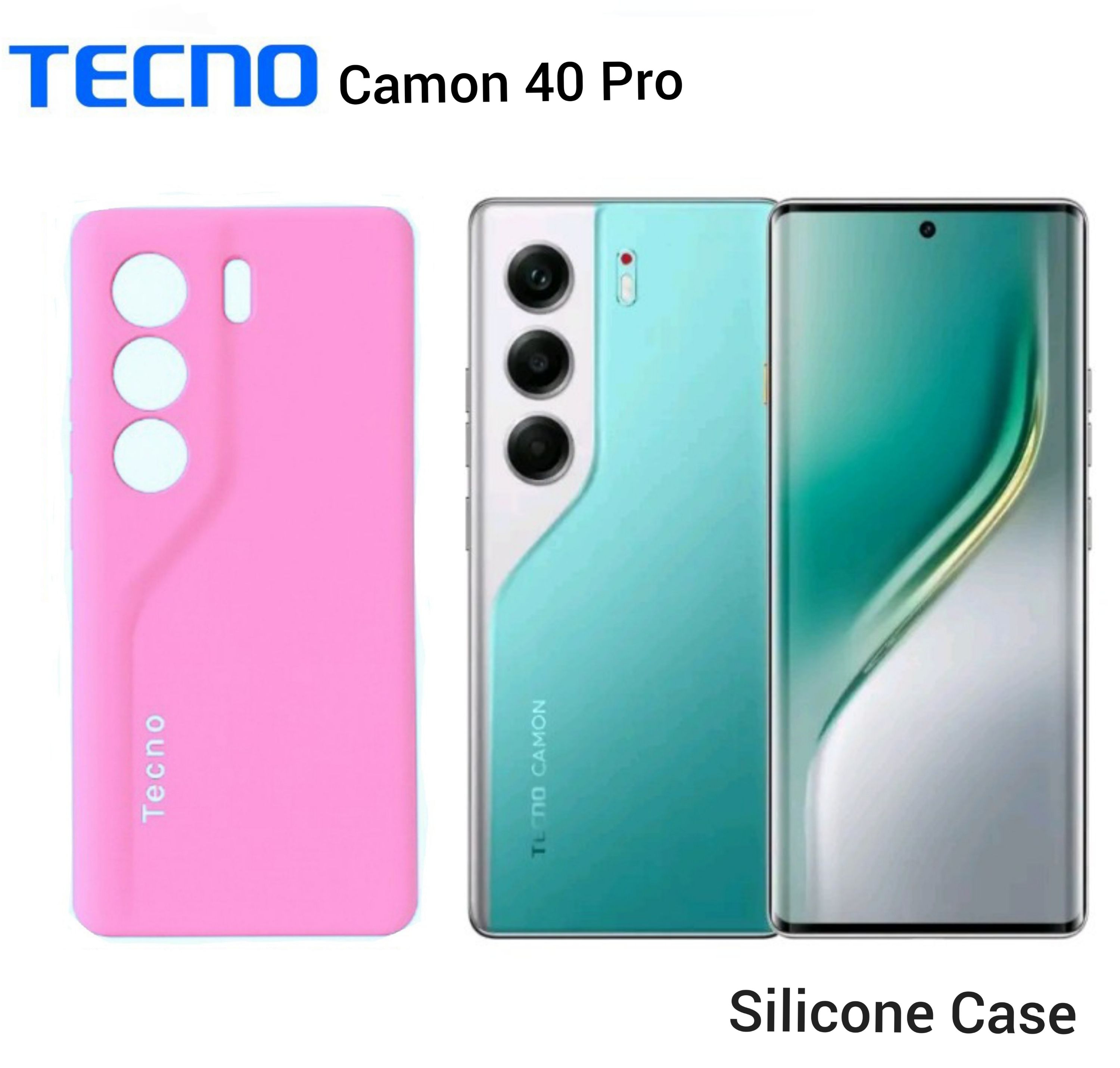 Tecno Camon 40 Pro Original Liquid Silicone phone Case/Cover