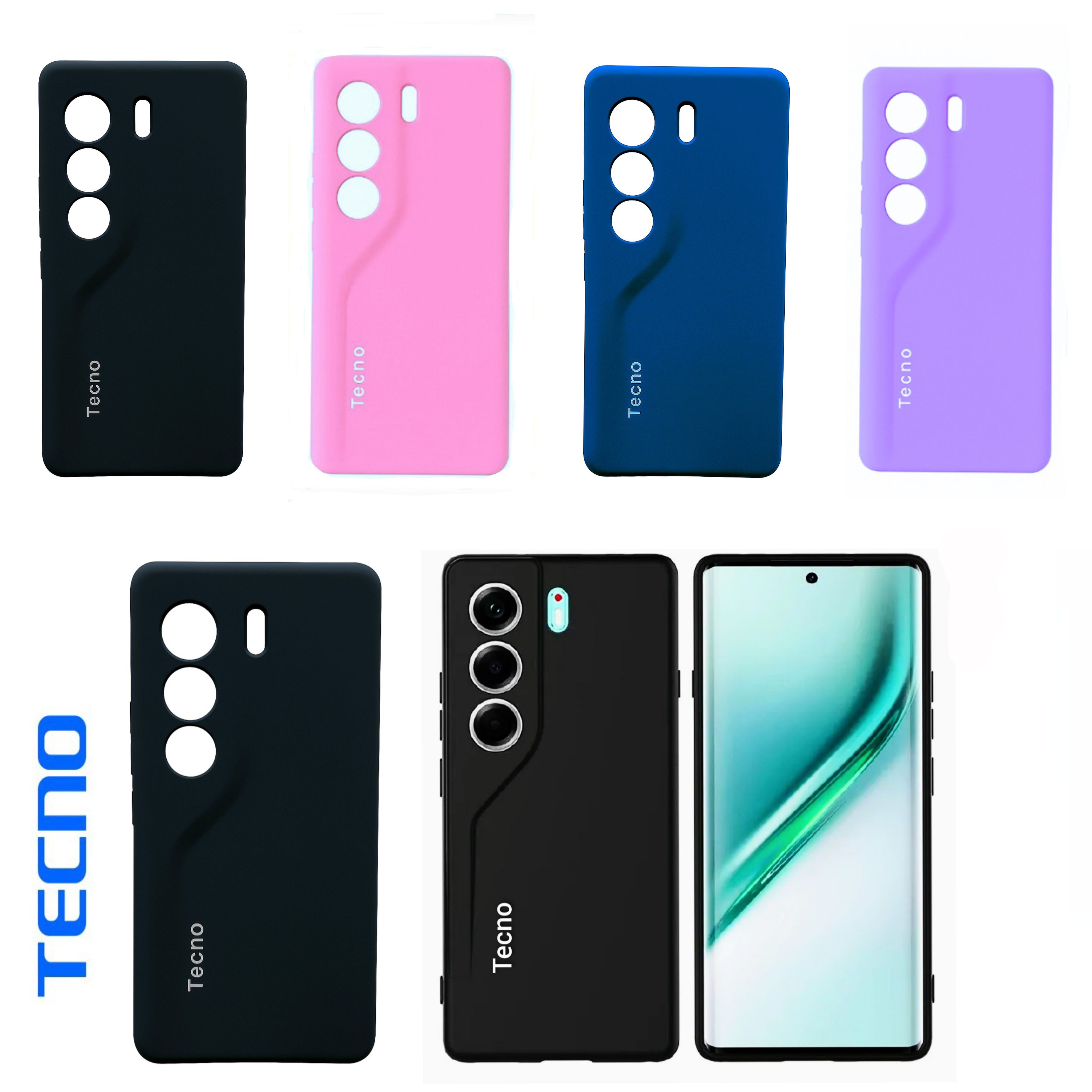 Tecno Camon 40 Original Liquid Silicone phone Case/Cover