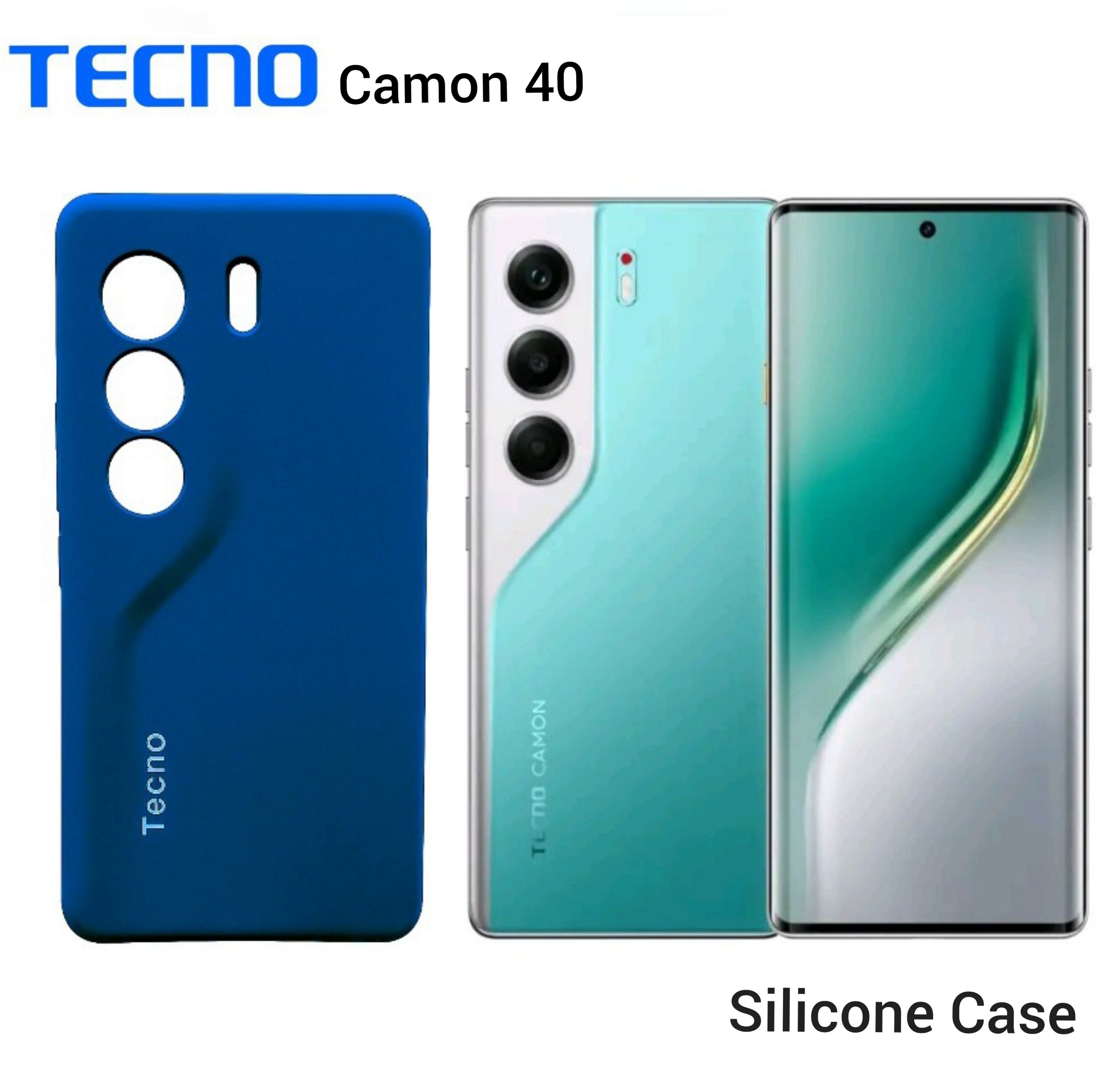 Tecno Camon 40 Original Liquid Silicone phone Case/Cover